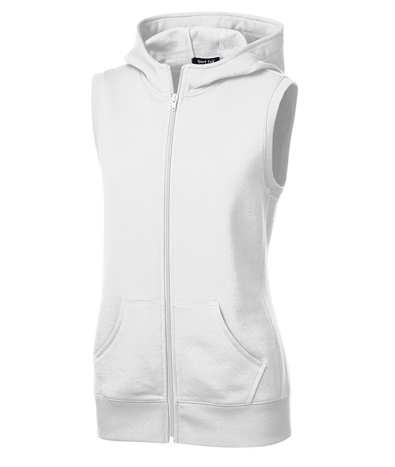 Sport-Tek Ladies Hooded Fleece Vest