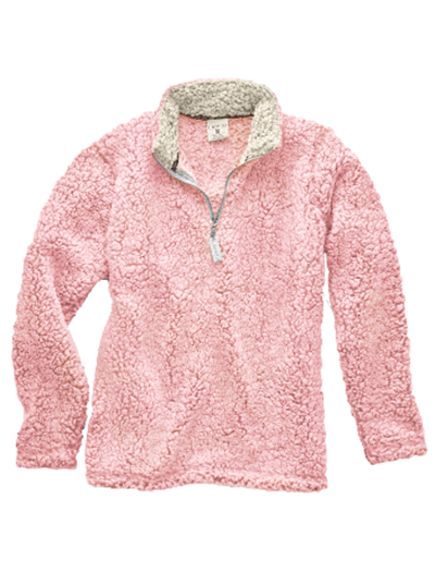 J America Ladies Epic Sherpa Quarter Zip