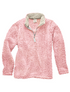 J America Ladies Epic Sherpa Quarter Zip