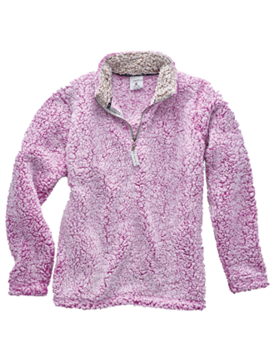 J America Ladies Epic Sherpa Quarter Zip