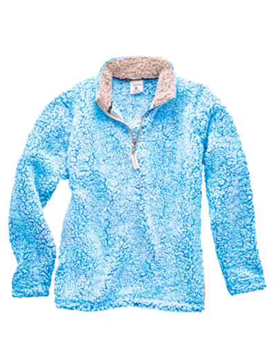 J America Ladies Epic Sherpa Quarter Zip