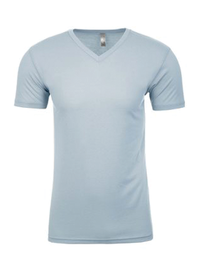 Next Level Premium Fitted Sueded V-Neck T-Shirt