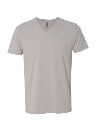 Next Level Premium Fitted Sueded V-Neck T-Shirt