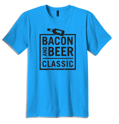 Bacon & Beer Classic 2014 Blue Shirt
