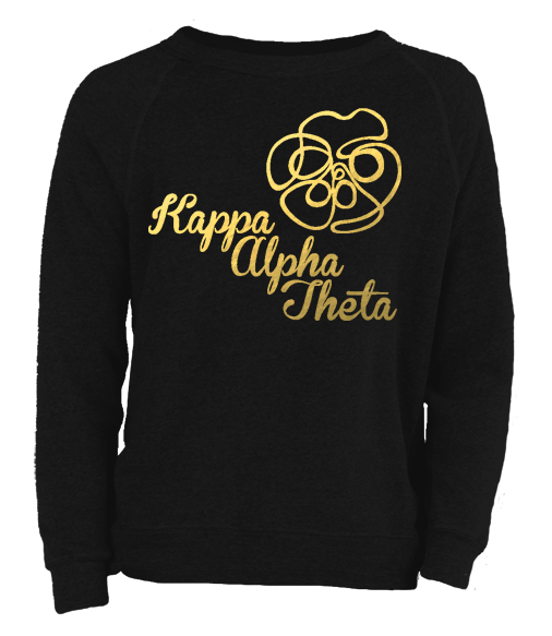 Kappa Alpha Theta Foil Pansy