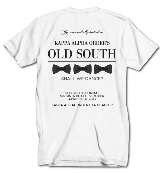 Kappa Alpha Orders Old South Formal Shirt