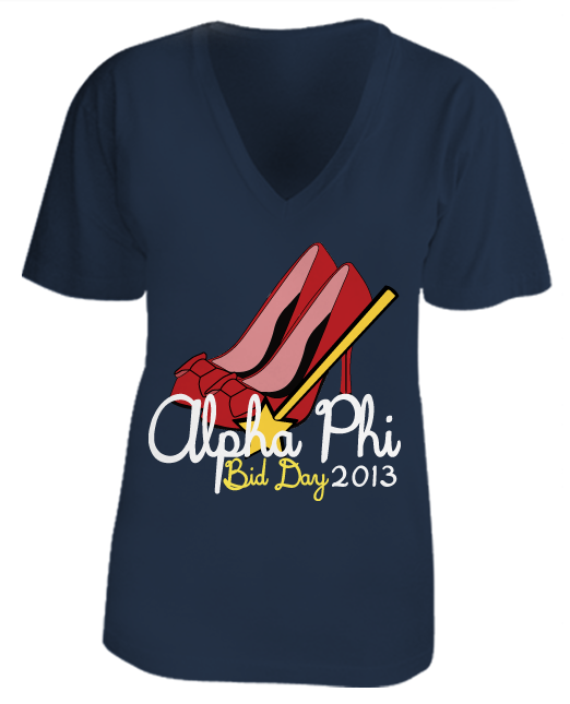 Alpha Phi Ruby Slippers Bid Day