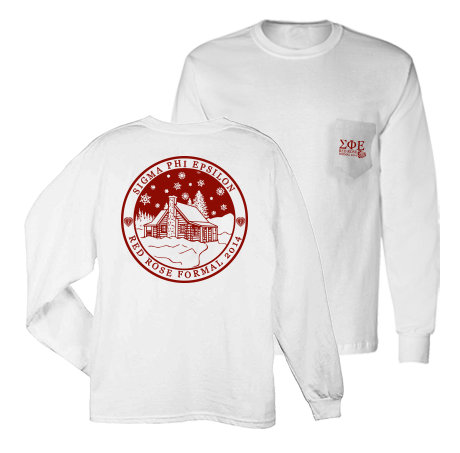 Sigma Phi Epsilon Red Rose Snow Globe Formal