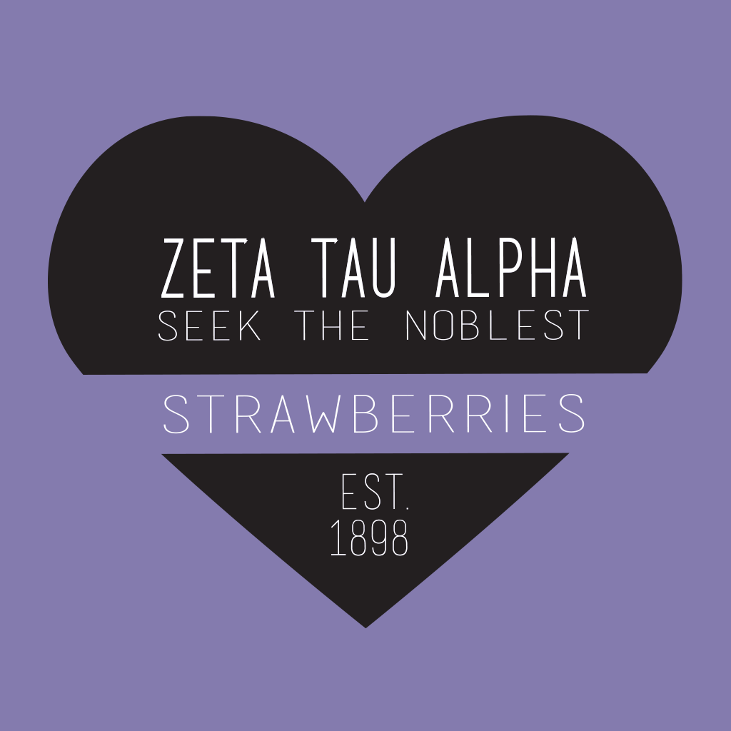 Zeta Tau Alpha Strawberries Sisterhood